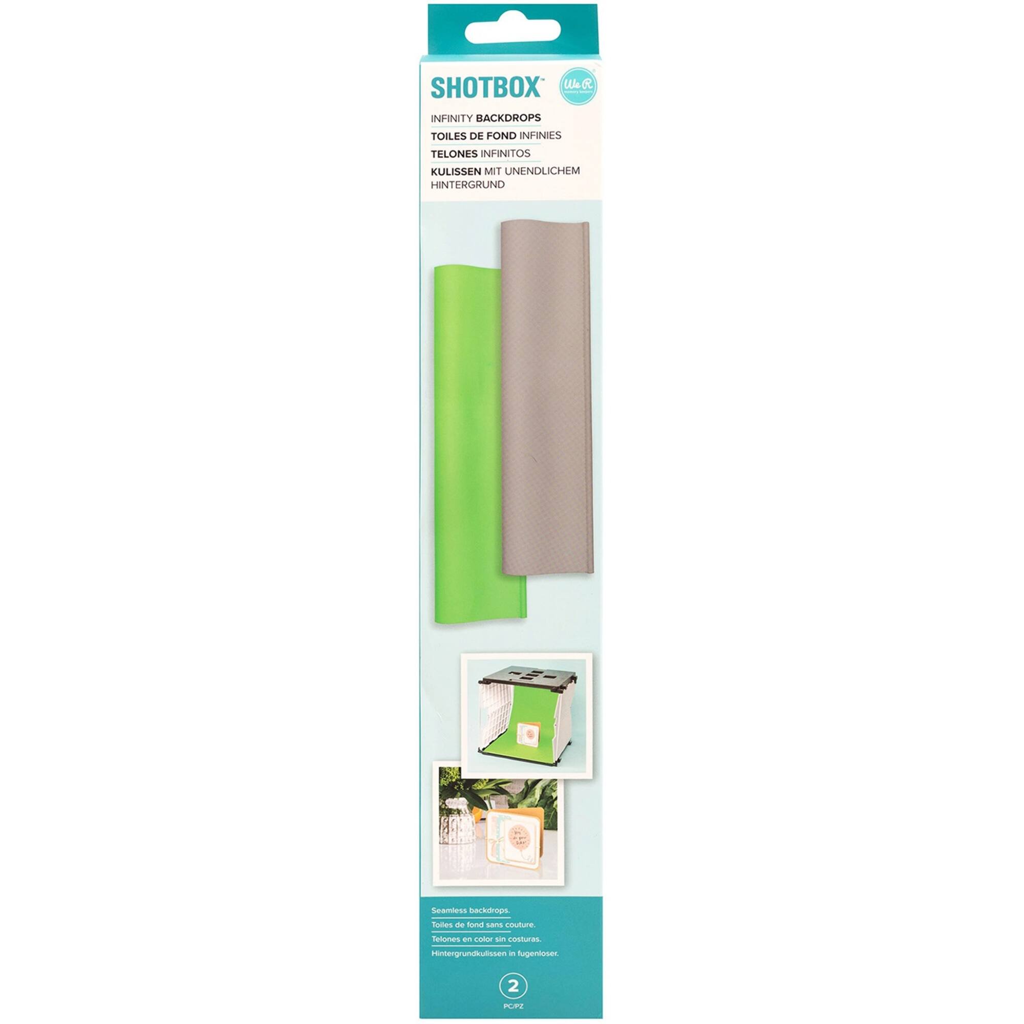 We R Memory Keepers® ShotBox Background Infinity Backdrop, 2ct.